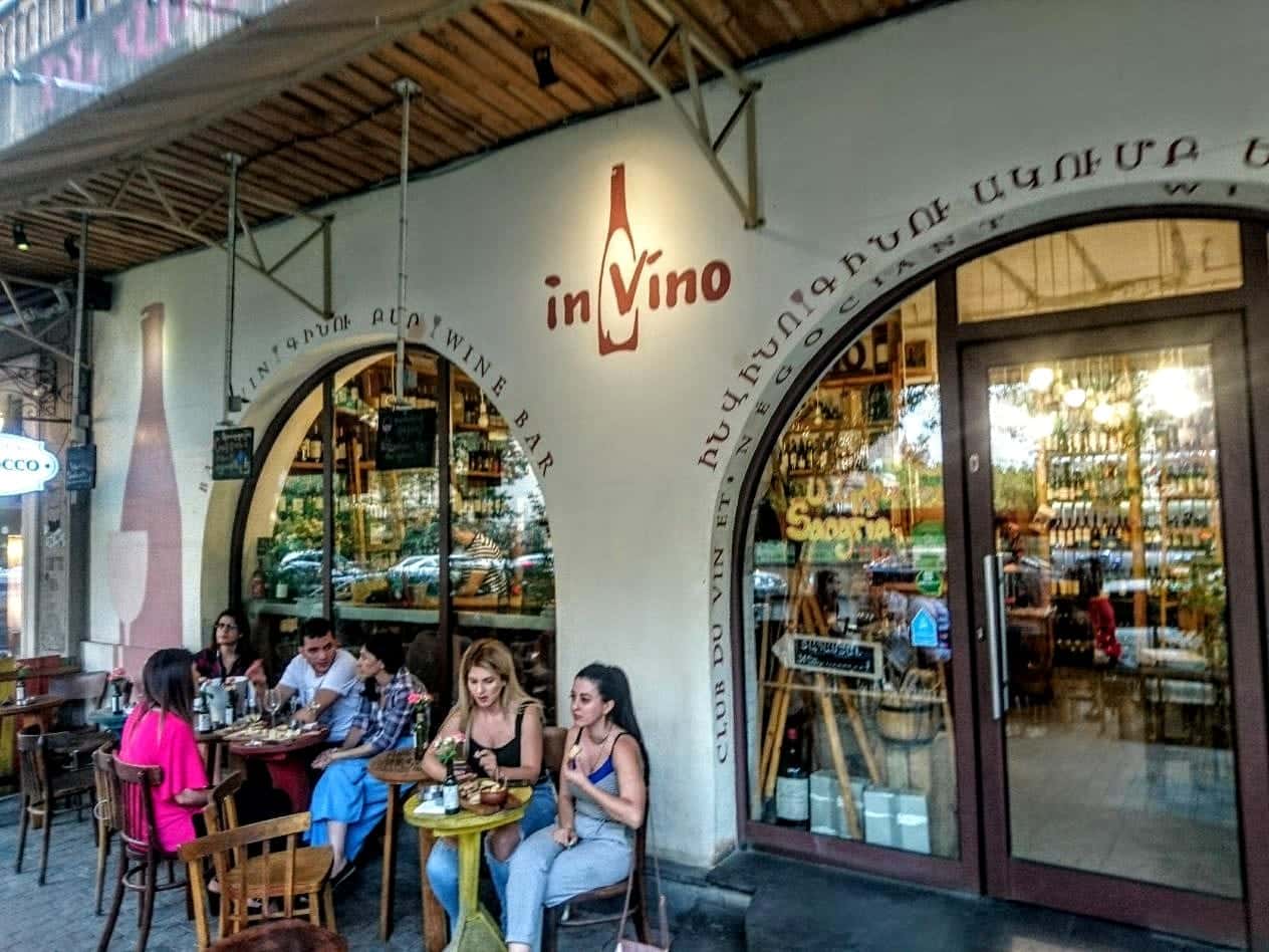 In Vino wine bar, Yerevan